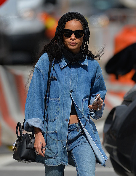 NEW YORK, NY - MARCH 17: Zoe Kravitz seen out and about in SoHo on March 17, 2016 in New York City. (Photo by Robert Kamau/GC Images)